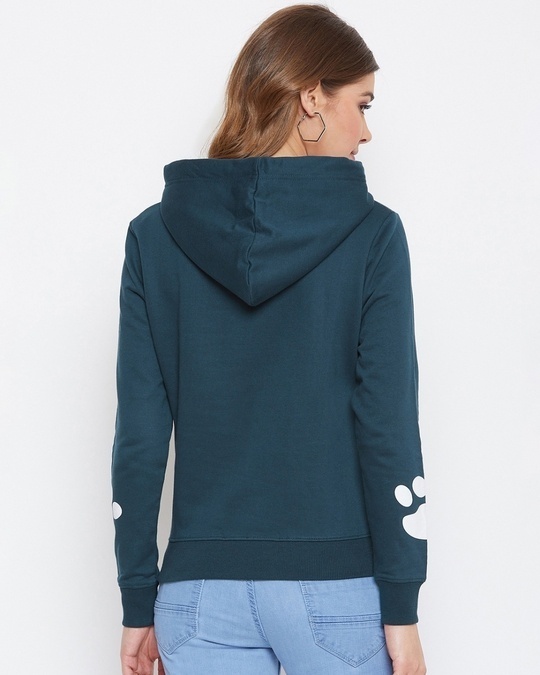 Shop Cute Paw Sweatshirt in Blue-Design