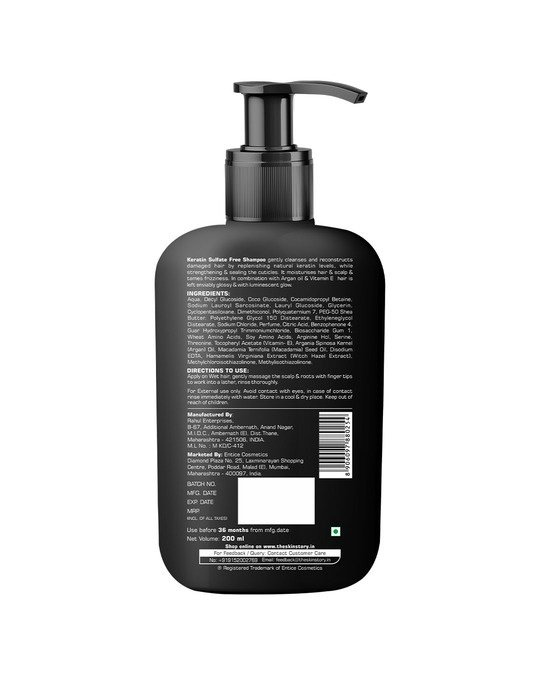Shop Sulphate & Paraben Free Keratin Hair Care Duo ( Shampoo + Conditioner ) For Dry Hair-Back