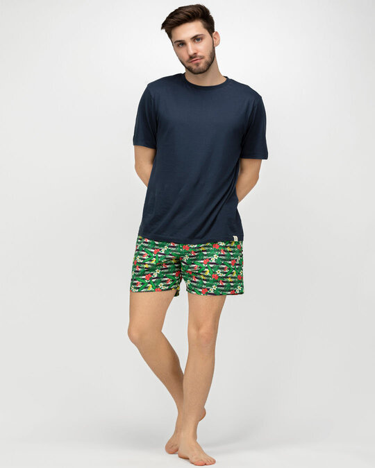 Shop Men's Tropical Paradise Comfy Cotton Boxer Shorts-Full