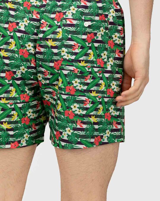 Shop Men's Tropical Paradise Comfy Cotton Boxer Shorts