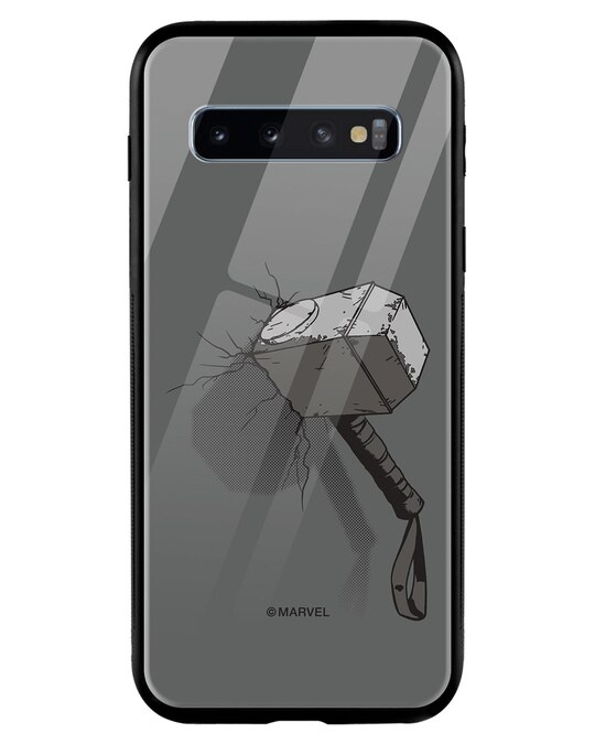 Shop Thor Hammer Samsung Galaxy S10 Mobile Cover (AVL)-Front