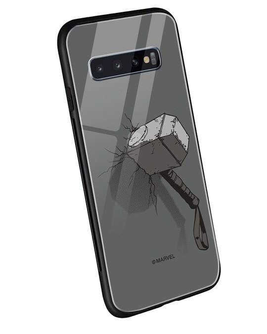 Shop Thor Hammer Samsung Galaxy S10 Mobile Cover (AVL)-Back