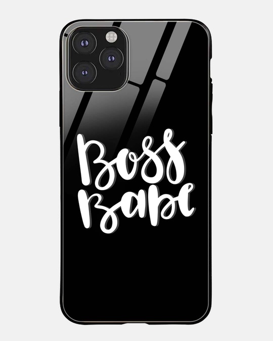 Shop Boss Babe Glass Case For Iphone 11 Pro-Front