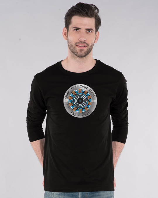 Buy Tony Stark Heart Full Sleeve T 