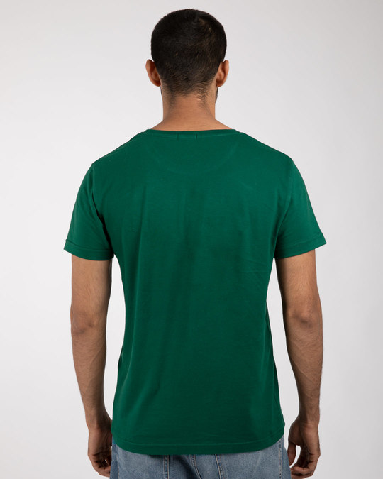 Shop Travel Minimal Half Sleeve T-Shirt-Back