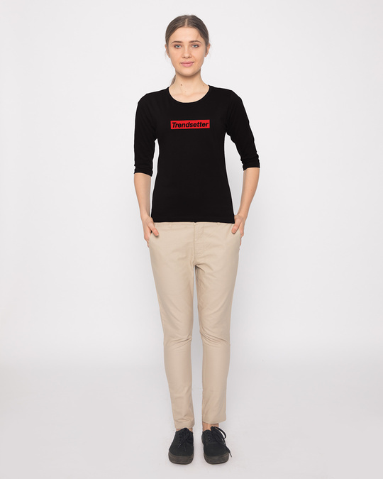 Shop Trendsetter Round Neck 3/4th Sleeve T-Shirt-Design