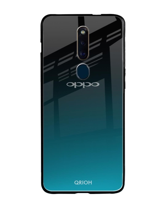Shop Ultramarine Printed Premium Glass Cover for Oppo F11 Pro (Shock Proof, Lightweight)-Front