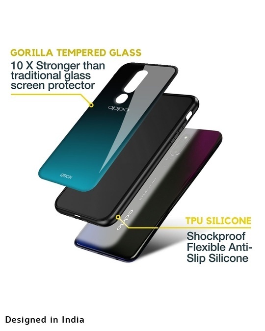 Shop Ultramarine Printed Premium Glass Cover for OPPO F21 Pro 5G (Shockproof, Light Weight)-Design