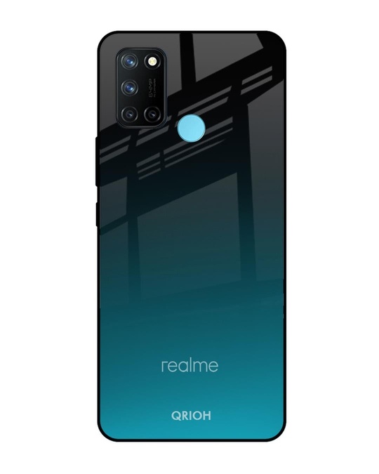 Shop Ultramarine Printed Premium Glass Cover for Realme 7i (Shock Proof, Lightweight)-Front