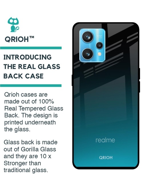 Shop Ultramarine Printed Premium Glass Cover For Realme 9 Pro Plus (Shockproof, Light Weight)-Back