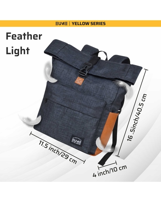 Buy Unisex Black Delta Laptop Backpack Online in India at Bewakoof