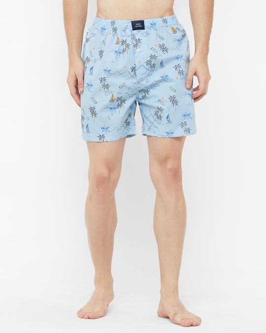 Shop Men's Cotton Printed Boxers Pack Of 2