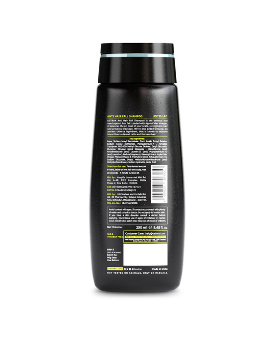 Shop Anti Hair Fall Shampoo With Apple Cider Vinegar   250 Ml-Back