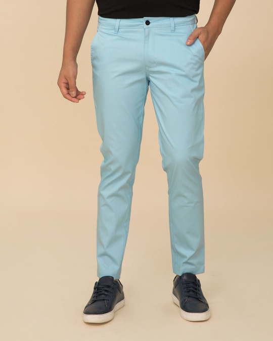 sky blue chino pants