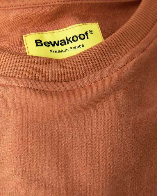 Shop Vintage Orange Fleece Light Sweatshirt