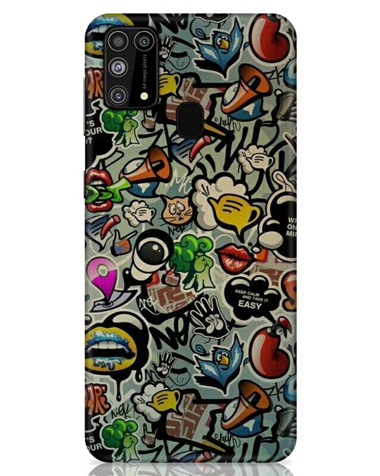 Shop Vocalize Printed Designer Hard Cover for Samsung Galaxy M31 (Impact Resistant, Matte Finish)-Front