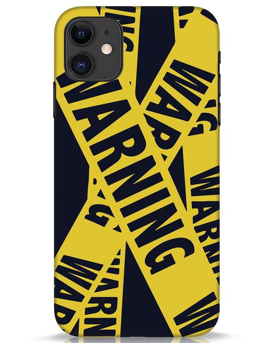 Buy Warning Tresspasser iPhone 11 Mobile Cover Online in India at