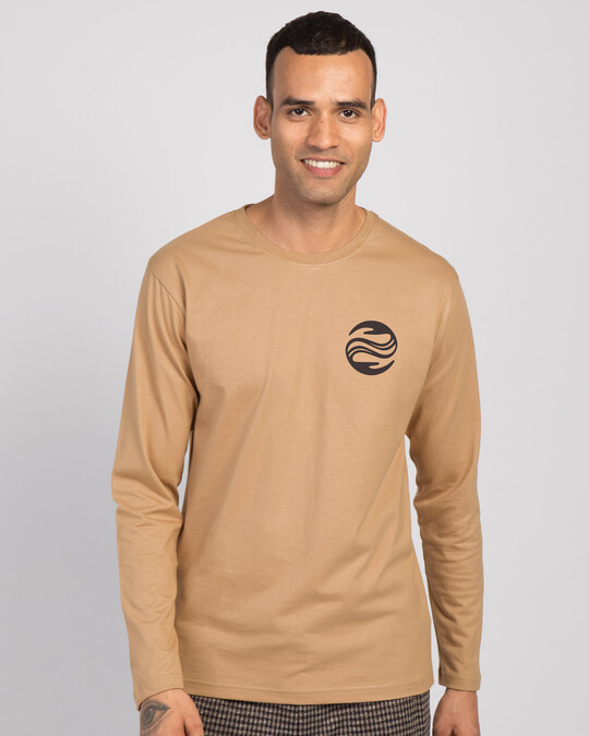 Shop Wave Reflect Full Sleeve T-Shirt-Front