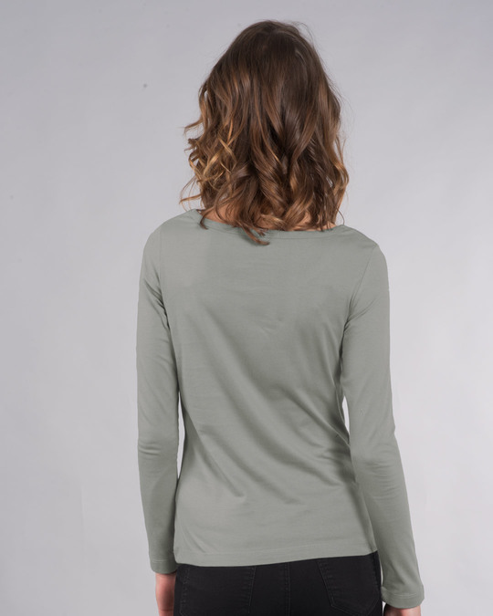 Buy Whatever Peel off Printed Full Sleeve T-Shirt For Women Online ...
