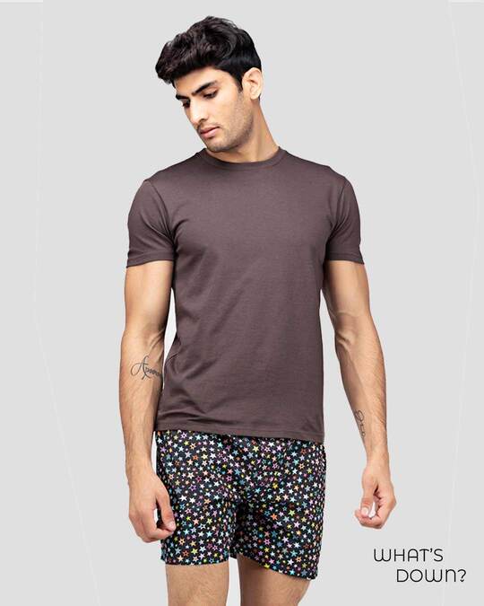 Buy Whatsdown Multicolour Sky Full of Stars Boxers Online in India at ...