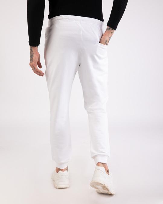 Buy White Casual Jogger Pants for Men white Online at Bewakoof