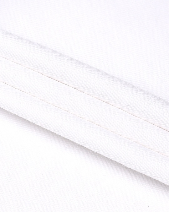 Shop Women's White Elbow Sleeve Scoop Neck T-shirt