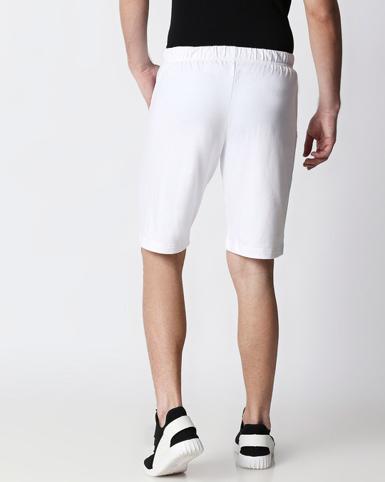 White Men's Casual Shorts