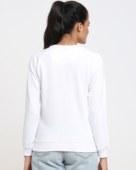 Shop White Raglan Sweatshirt-Design