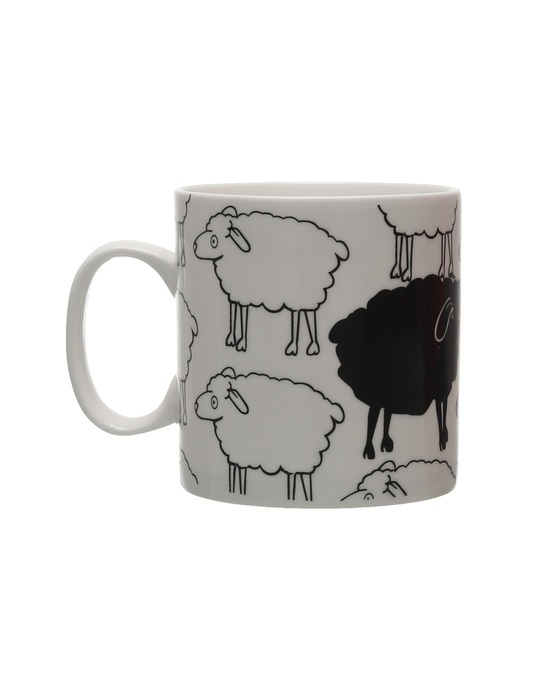 Shop Cute illustration Ceramic mugs (350ml, White, Single piece)-Back