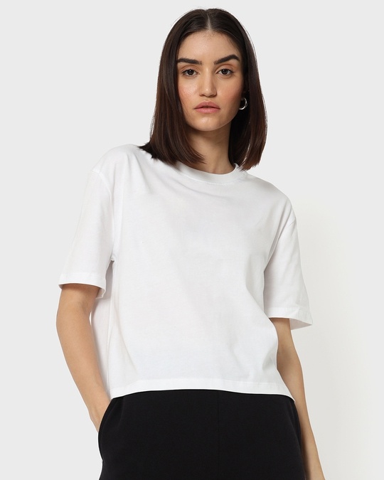 Shop White Relaxed Fit T-Shirt-Design
