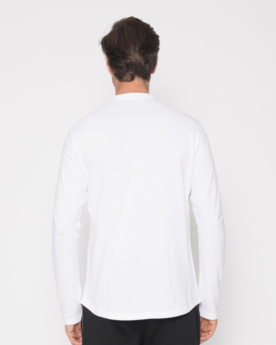 plain white full sleeve t shirt