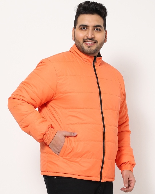 plus size orange jacket