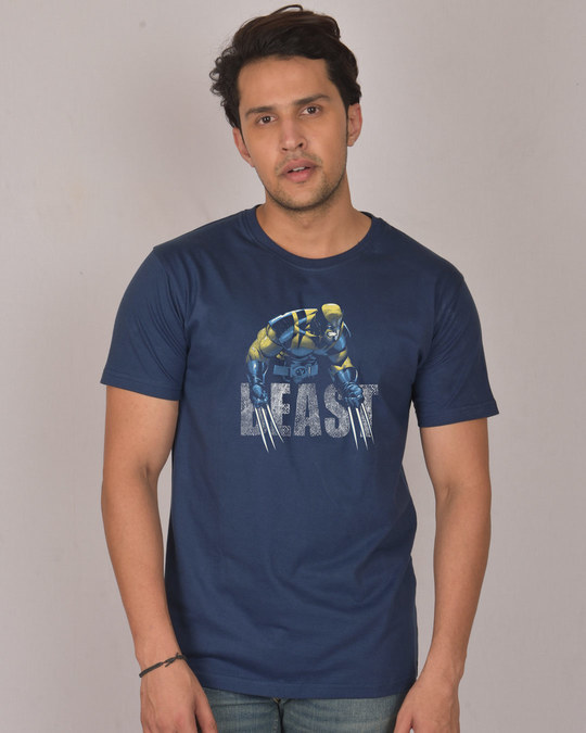 Shop Wolvereine Beast Half Sleeve T-Shirt (WL)-Front
