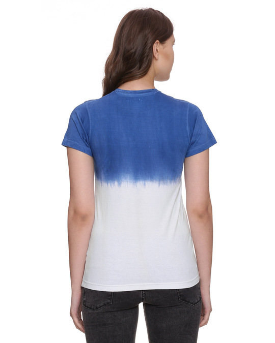 Shop Women Casual Blue Solid Top-Design