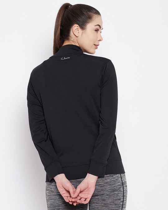 Buy Women's Black Activewear Jacket for Women Black Online at Bewakoof