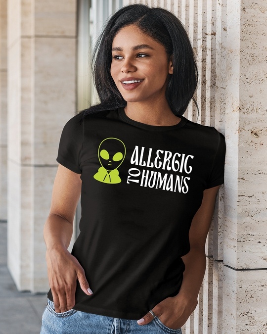 allergic to humans shirt