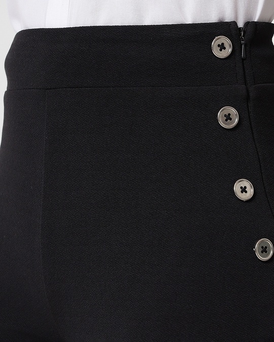 Black Max straight-leg trousers | Sunflower | MATCHES UK