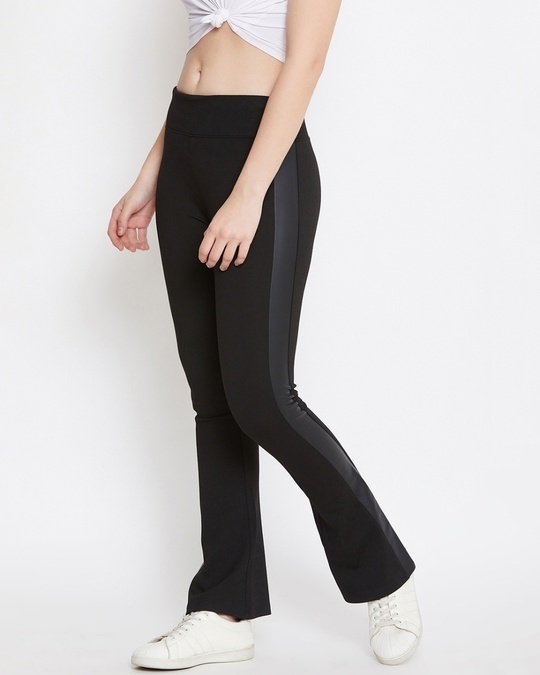 Shop Women's Black Track Pants-Full