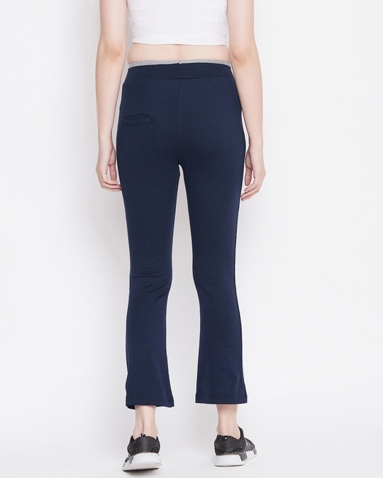 Shop Women's Blue Cotton Track Pants-Design