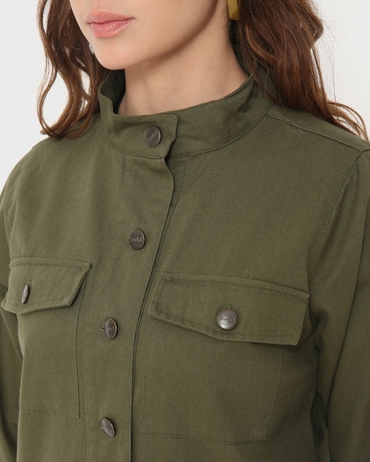 Ladies olive coat, Olive Green Womens Jacket