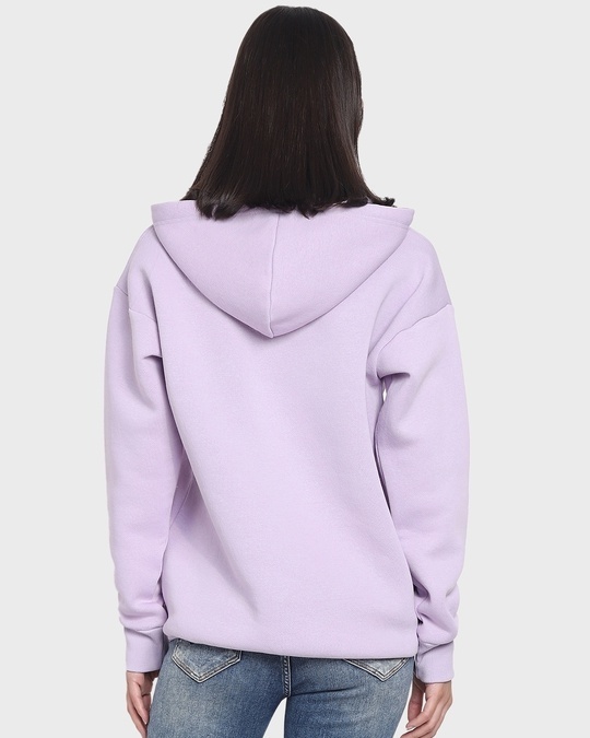 Buy Women's Lilac Oversized Hoodie for Women Online at Bewakoof