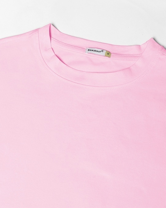 Buy Women's Pink Garfield's Icecream Graphic Printed Oversized T-shirt ...