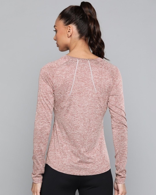 Shop Women's Pink Slim Fit T-shirt-Design