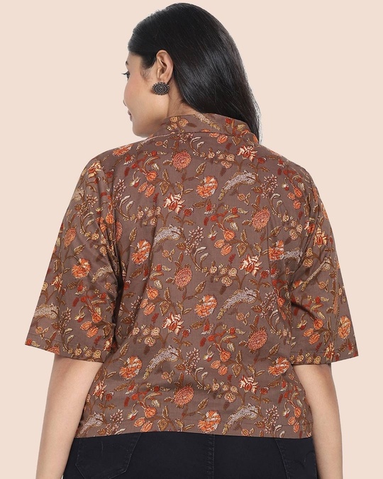 Shop Women's Printed Curvy Shirt-Full