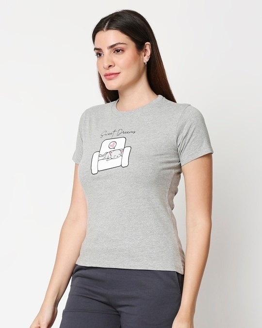Shop Women's Printed Lounge T-shirt-Back
