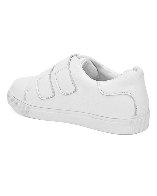 Buy Women's White Velcro Casual Shoes Online in India at Bewakoof