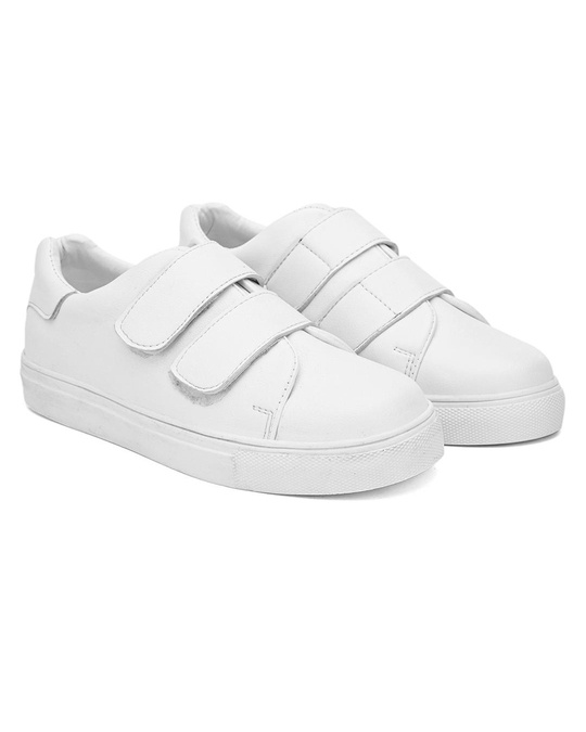 Buy Women's White Velcro Casual Shoes Online in India at Bewakoof