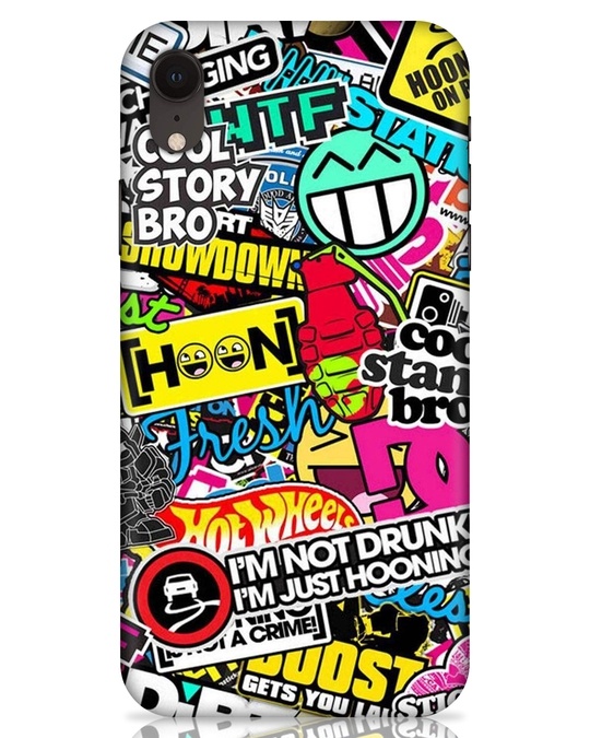 Shop Printed Designer Hard Cover For Iphone Xr (Impact Resistant, Matte Finish)-Front