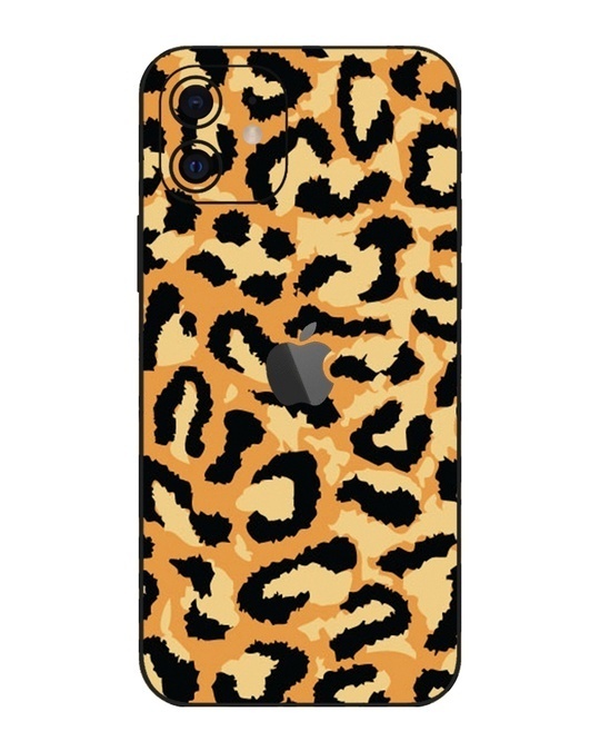 Buy Yellow Cheetah Camo Printed Mobile Skin for Apple iPhone 12 Online in  India at Bewakoof