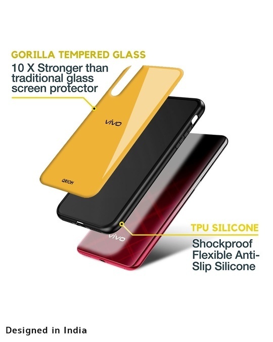 Shop Premium Glass Cover for Vivo V15 Pro (Shock Proof, Lightweight)-Full